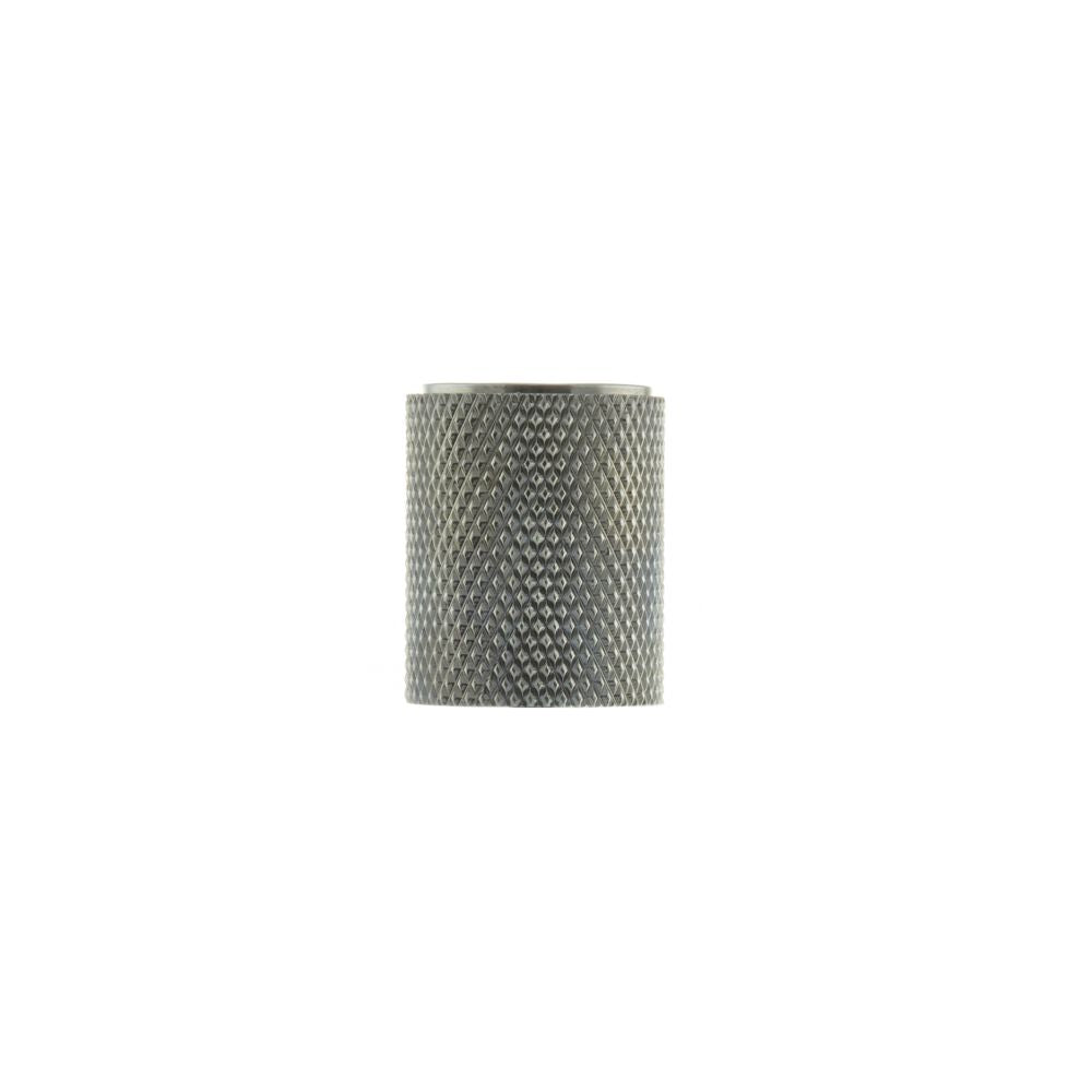 This is an image of Millhouse Brass Watson Cylinder Knurled Cabinet Knob Concealed Fix - Pol. Chrome available to order from T.H Wiggans Architectural Ironmongery in Kendal.