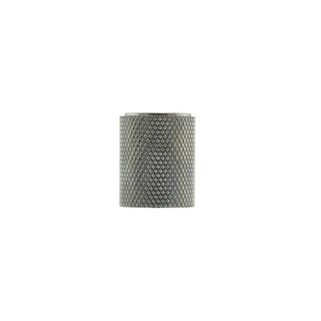 This is an image of Millhouse Brass Watson Cylinder Knurled Cabinet Knob Concealed Fix - Pol. Chrome available to order from T.H Wiggans Architectural Ironmongery in Kendal.