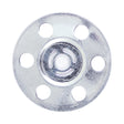 This is an image showing TIMCO Metal Insulation Discs - Galvanised - 35mm - 100 Pieces Box available from T.H Wiggans Ironmongery in Kendal, quick delivery at discounted prices.