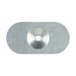 This is an image showing TIMCO Metal Oval Stress Plate - Galvanised - 82 x 40 - 50 Pieces Box available from T.H Wiggans Ironmongery in Kendal, quick delivery at discounted prices.