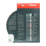 This is an image showing TIMCO Premium Diamond Blade - Turbo Continuous  - 300 x 20 - 1 Each Box available from T.H Wiggans Ironmongery in Kendal, quick delivery at discounted prices.