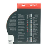 This is an image showing TIMCO Premium Diamond Blade - Turbo Continuous  - 300 x 22.2 - 1 Each Box available from T.H Wiggans Ironmongery in Kendal, quick delivery at discounted prices.