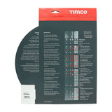 This is an image showing TIMCO Premium Diamond Blade - Turbo Continuous  - 350 x 20 - 1 Each Box available from T.H Wiggans Ironmongery in Kendal, quick delivery at discounted prices.