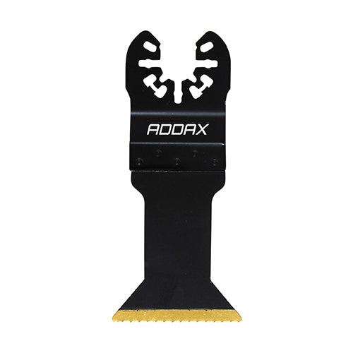 This is an image showing TIMCO Long Life Multi-Tool Blades - Straight - For Wood/Metal - 5pcs - 44mm - 5 Pieces Blister Pack available from T.H Wiggans Ironmongery in Kendal, quick delivery at discounted prices.