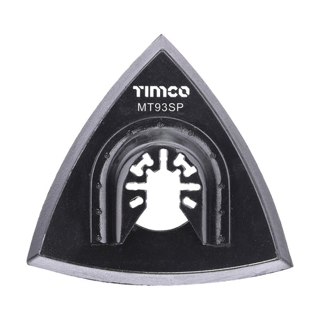 This is an image showing TIMCO Multi-Tool Delta Sanding Pad - 93mm - 1 Each Blister Pack available from T.H Wiggans Ironmongery in Kendal, quick delivery at discounted prices.