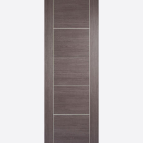 This is an image showing LPD - Vancouver Laminated Medium Grey Laminated Doors 838 x 1981 FD 30 available from T.H Wiggans Ironmongery in Kendal, quick delivery at discounted prices.