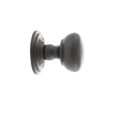 This is an image of Old English Harrogate Solid Brass Mushroom Mortice Knob Concealed Fix Rose - Urb available to order from Trade Door Handles.