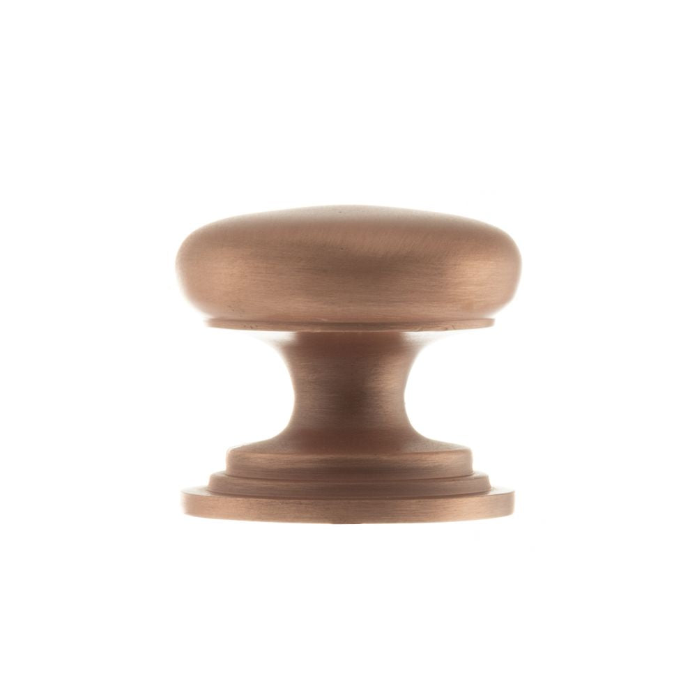 This is an image of Old English Lincoln Solid Brass Cabinet Knob 38mm Concealed Fix - Urban Sat. Co available to order from T.H Wiggans Architectural Ironmongery in Kendal.