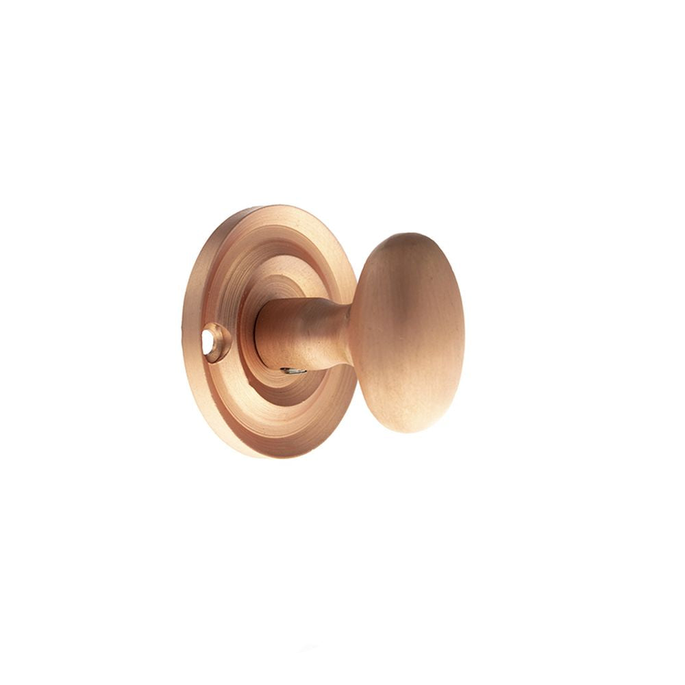 This is an image of Old English Solid Brass Oval WC Turn and Release - Urban Satin Copper available to order from T.H Wiggans Architectural Ironmongery in Kendal, quick delivery and discounted prices.