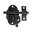 This is an image showing TIMCO Oval Padbolt - Black - 4" - 1 Each TIMbag available from T.H Wiggans Ironmongery in Kendal, quick delivery at discounted prices.