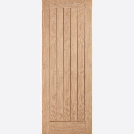 This is an image showing LPD - Belize Unfinished Oak Doors 762 x 1981 FD 60 available from T.H Wiggans Ironmongery in Kendal, quick delivery at discounted prices.
