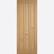 This is an image showing LPD - Coventry Unfinished Oak Doors 826 x 2040 available from T.H Wiggans Ironmongery in Kendal, quick delivery at discounted prices.
