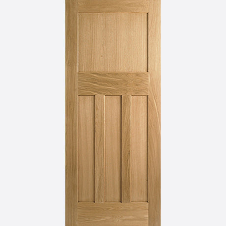 This is an image showing LPD - DX 30s Unfinished Oak Doors 838 x 1981 FD 30 available from T.H Wiggans Ironmongery in Kendal, quick delivery at discounted prices.