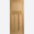 This is an image showing LPD - DX 30s Unfinished Oak Doors 838 x 1981 FD 30 available from T.H Wiggans Ironmongery in Kendal, quick delivery at discounted prices.
