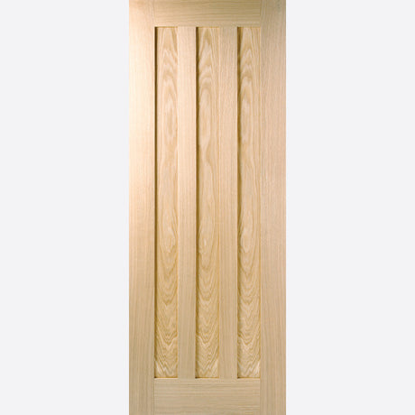 This is an image showing LPD - Idaho Unfinished Oak Doors 686 x 1981 FD 30 available from T.H Wiggans Ironmongery in Kendal, quick delivery at discounted prices.