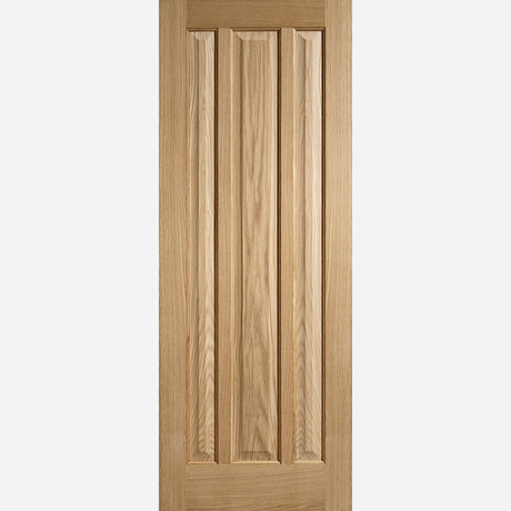 This is an image showing LPD - Kilburn Unfinished Oak Doors 686 x 1981 FD 30 available from T.H Wiggans Ironmongery in Kendal, quick delivery at discounted prices.