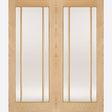 This is an image showing LPD - Lincoln Pairs Unfinished Oak Doors 1219 x 1981 available from T.H Wiggans Ironmongery in Kendal, quick delivery at discounted prices.