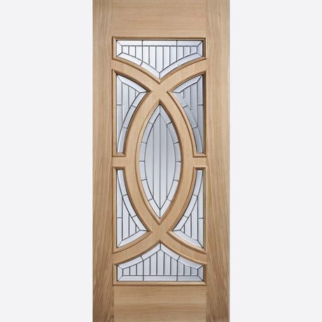 This is an image showing LPD - Majestic Unfinished Oak Doors 762 x 1981 available from T.H Wiggans Ironmongery in Kendal, quick delivery at discounted prices.