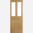 This is an image showing LPD - Malton 2L External Unfinished Oak Doors 838 x 1981 available from T.H Wiggans Ironmongery in Kendal, quick delivery at discounted prices.