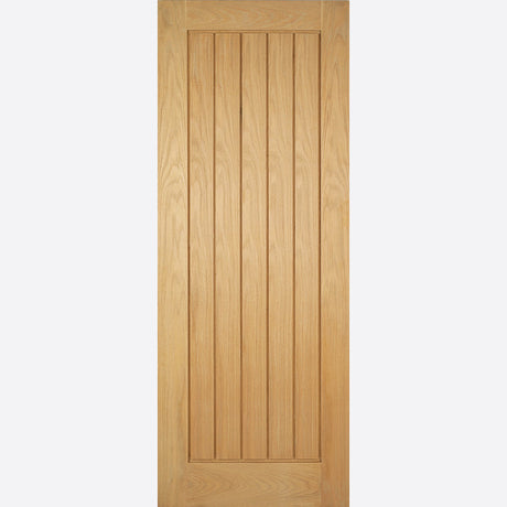 This is an image showing LPD - Mexicano Unfinished Oak Doors 610 x 1981 FD 30 available from T.H Wiggans Ironmongery in Kendal, quick delivery at discounted prices.