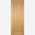 This is an image showing LPD - Mexicano Unfinished Oak Doors 838 x 1981 FD 30 available from T.H Wiggans Ironmongery in Kendal, quick delivery at discounted prices.