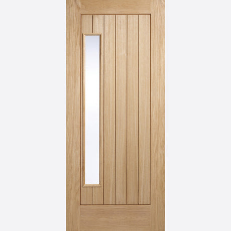 This is an image showing LPD - Newbury Unfinished Oak Doors 762 x 1981 available from T.H Wiggans Ironmongery in Kendal, quick delivery at discounted prices.
