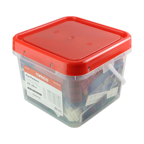 This is an image showing TIMCO Assorted Packers - Tub - 28mm - 100 x 28 - 400 Pieces Tub available from T.H Wiggans Ironmongery in Kendal, quick delivery at discounted prices.