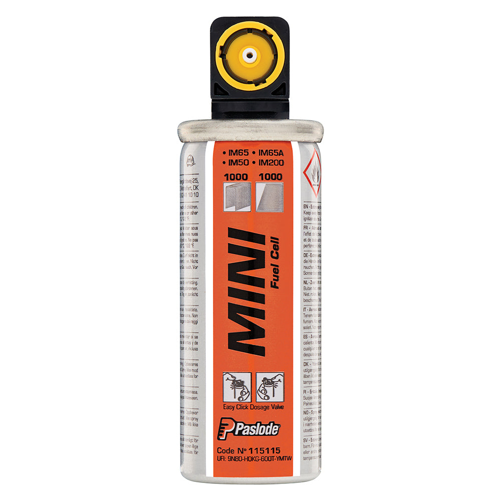 This is an image showing TIMCO Paslode Mini Fuel Cells - 300341 - 30ml - 2 Pieces Blister Pack available from T.H Wiggans Ironmongery in Kendal, quick delivery at discounted prices.