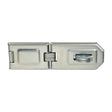 This is an image showing TIMCO Single Hinged Hasp & Staple - Zinc - 160mm - 1 Each Blister Pack available from T.H Wiggans Ironmongery in Kendal, quick delivery at discounted prices.
