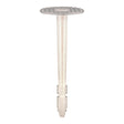 This is an image showing TIMCO Plastic Insulation Fixings - White - 8.0 x 110 - 100 Pieces Bag available from T.H Wiggans Ironmongery in Kendal, quick delivery at discounted prices.