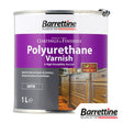 This is an image showing TIMCO Polyurethane Varnish - Satin - 1L - 1 Each Tin available from T.H Wiggans Ironmongery in Kendal, quick delivery at discounted prices.