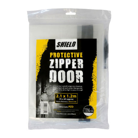 This is an image showing TIMCO Protective Zipper Door - 2.1m x 1.2m - 1 Each Bag available from T.H Wiggans Ironmongery in Kendal, quick delivery at discounted prices.