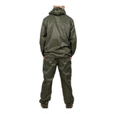 This is an image showing TIMCO Rain Jacket & Trousers - Green - Medium - 1 Each Bag available from T.H Wiggans Ironmongery in Kendal, quick delivery at discounted prices.