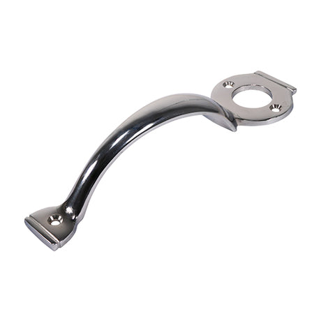 This is an image showing TIMCO Escutcheon Handle - Chrome - 8" - 1 Each Plain Bag available from T.H Wiggans Ironmongery in Kendal, quick delivery at discounted prices.