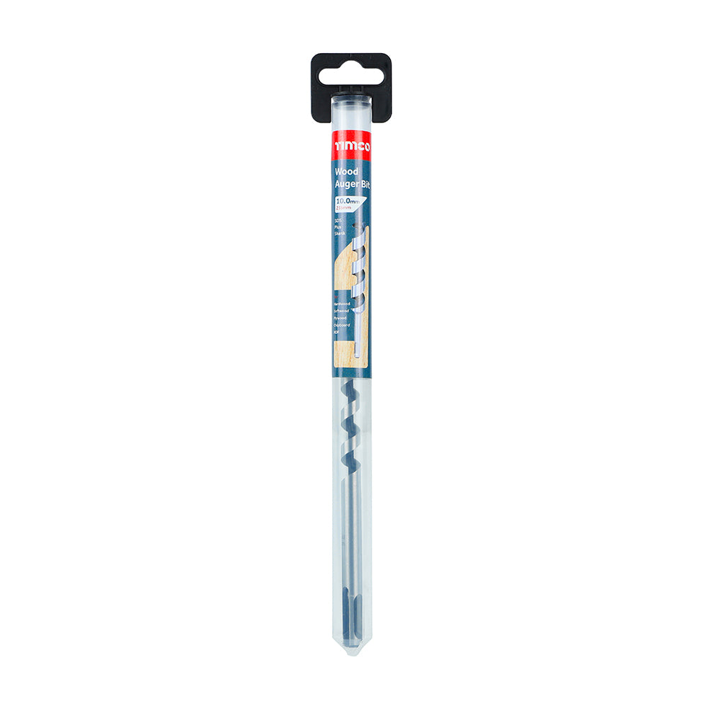 This is an image showing TIMCO Wood Auger Bit - SDS Shank - 10 x 235 - 1 Each Tube available from T.H Wiggans Ironmongery in Kendal, quick delivery at discounted prices.
