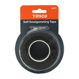 This is an image showing TIMCO Self Amalgamating Tape - 3m x 25mm - 1 Each Blister Pack available from T.H Wiggans Ironmongery in Kendal, quick delivery at discounted prices.