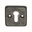This is an image of Spira Brass - Square Escutcheon Pewter available to order from T.H Wiggans Architectural Ironmongery in Kendal, quick delivery and discounted prices.