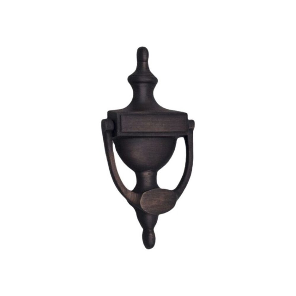 This is an image of Spira Brass - Victorian Door Knocker 150mm Aged Bronze available to order from T.H Wiggans Architectural Ironmongery in Kendal, quick delivery and discounted prices.