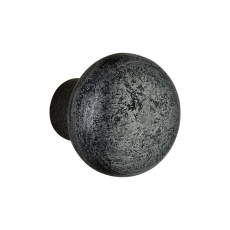 This is an image of Spira Brass - Round 30mm Cupboard Knob Pewter  available to order from T.H Wiggans Architectural Ironmongery in Kendal, quick delivery and discounted prices.