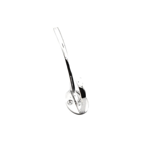 This is an image of Spira Brass - Victorian Coat Hook 87mm Polished Chrome available to order from T.H Wiggans Architectural Ironmongery in Kendal, quick delivery and discounted prices.