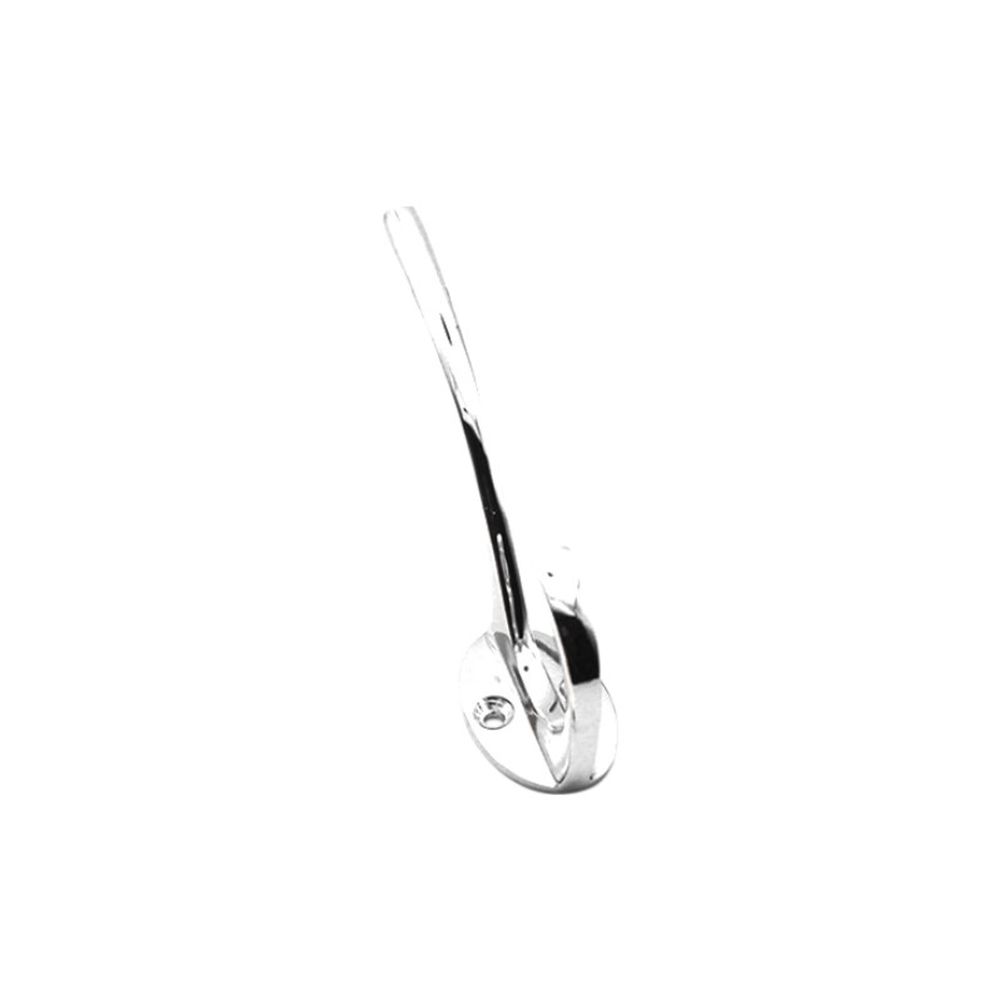 This is an image of Spira Brass - Victorian Coat Hook 115mm Polished Chrome available to order from T.H Wiggans Architectural Ironmongery in Kendal, quick delivery and discounted prices.