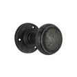 This is an image of Spira Brass - Ribbed Door Knobs Pewter available to order from T.H Wiggans Architectural Ironmongery in Kendal, quick delivery and discounted prices.