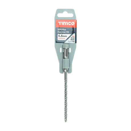 This is an image showing TIMCO SDS Plus Hammer Bit - 6.5 x 160 - 1 Each Clip available from T.H Wiggans Ironmongery in Kendal, quick delivery at discounted prices.