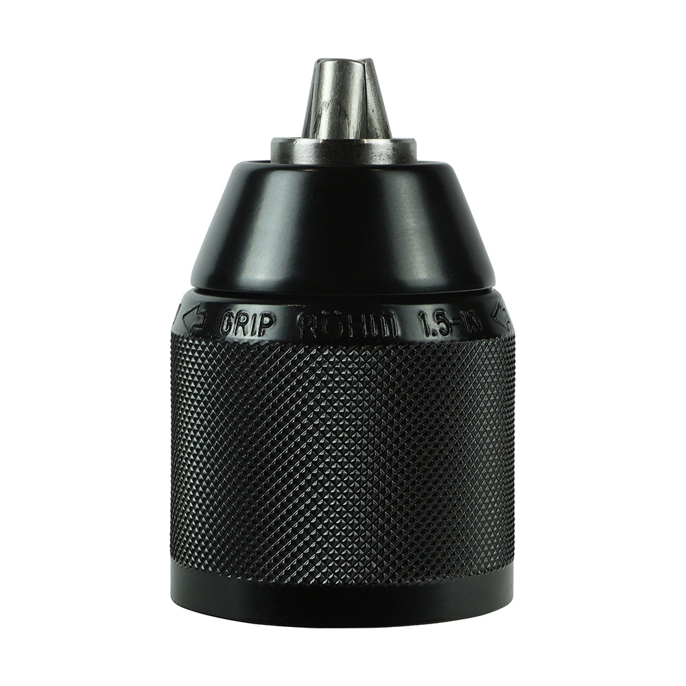 This is an image showing TIMCO Single Handed Keyless Chuck - 1/2" - 1 Each Blister Pack available from T.H Wiggans Ironmongery in Kendal, quick delivery at discounted prices.