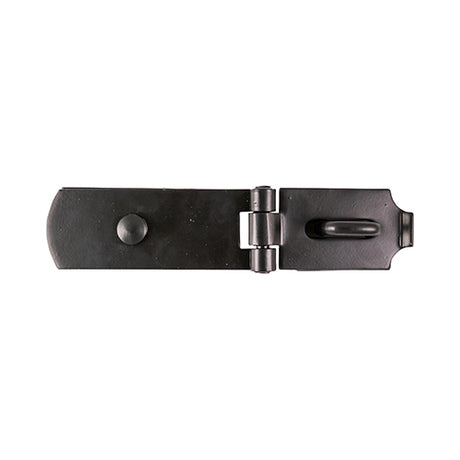 This is an image showing TIMCO Swivel Pattern Hasp & Staple - Heavy Duty - Black - 8" - 1 Each TIMbag available from T.H Wiggans Ironmongery in Kendal, quick delivery at discounted prices.