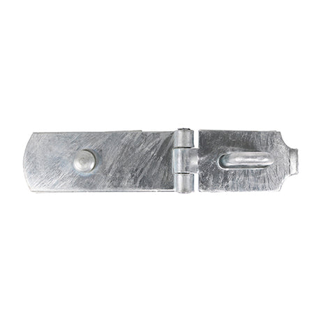 This is an image showing TIMCO Swivel Pattern Hasp & Staple - Heavy Duty - Hot Dipped Galvanised - 8" - 1 Each Plain Bag available from T.H Wiggans Ironmongery in Kendal, quick delivery at discounted prices.