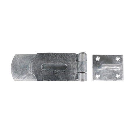 This is an image showing TIMCO Swivel Pattern Hasp & Staple - Heavy Duty - Hot Dipped Galvanised - 8" - 1 Each Plain Bag available from T.H Wiggans Ironmongery in Kendal, quick delivery at discounted prices.