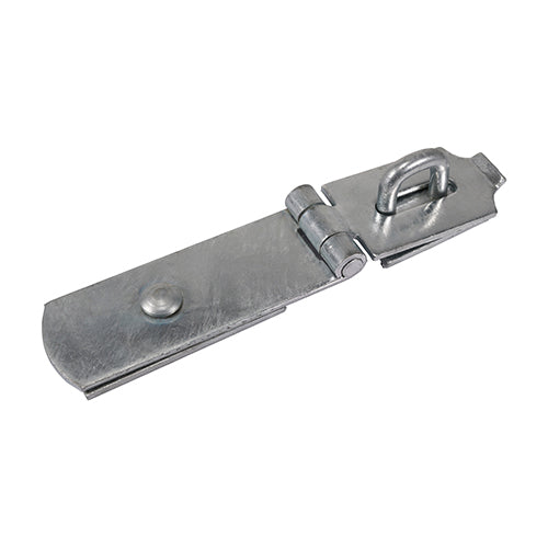 This is an image showing TIMCO Swivel Pattern Hasp & Staple - Heavy Duty - Hot Dipped Galvanised - 8" - 1 Each Plain Bag available from T.H Wiggans Ironmongery in Kendal, quick delivery at discounted prices.