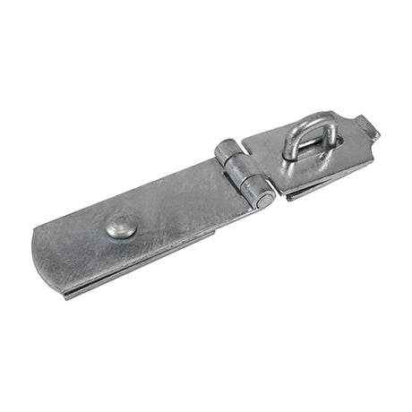 This is an image showing TIMCO Swivel Pattern Hasp & Staple - Heavy Duty - Hot Dipped Galvanised - 8" - 1 Each Plain Bag available from T.H Wiggans Ironmongery in Kendal, quick delivery at discounted prices.