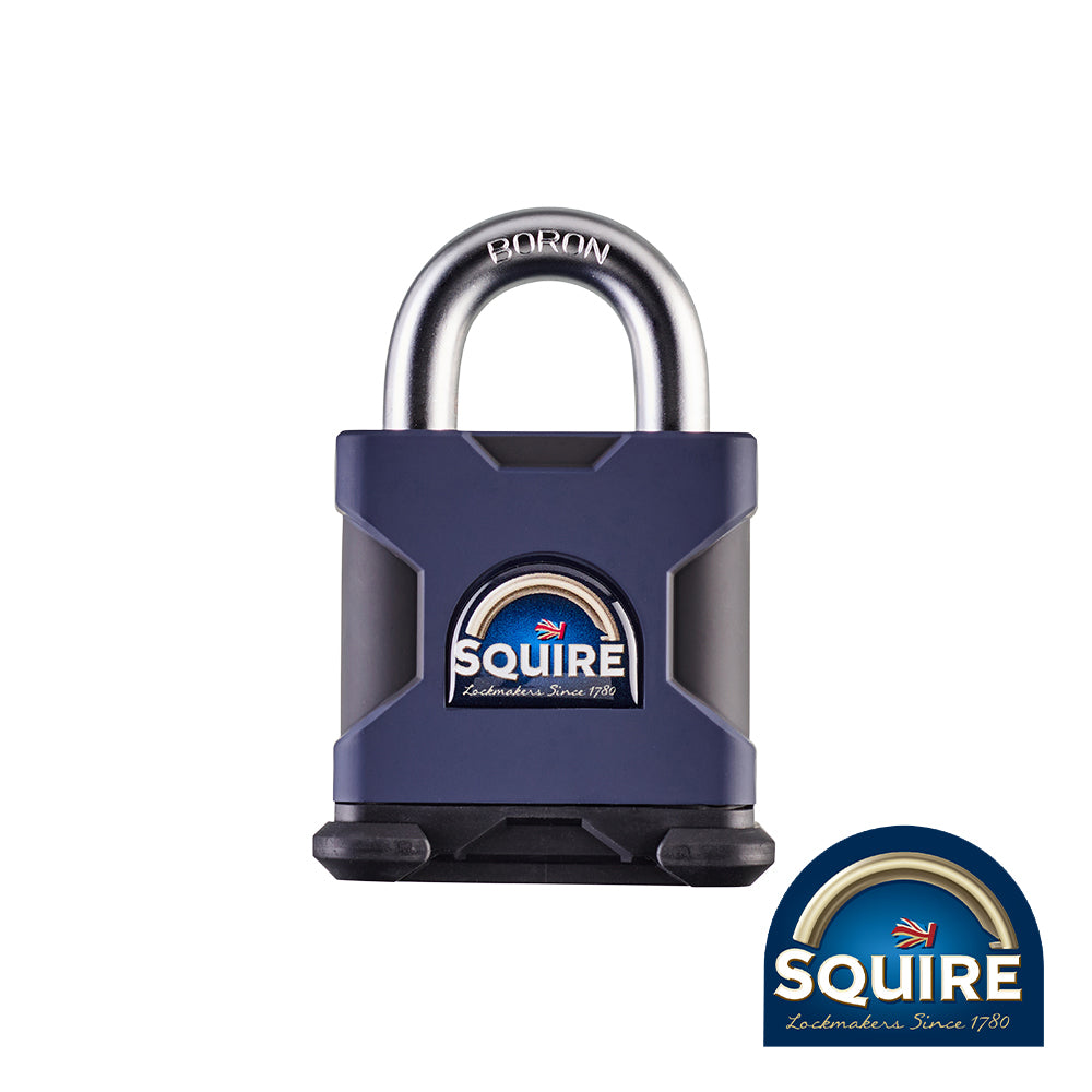 This is an image showing TIMCO Stronghold Padlock - Open Shackle - SS65S - 65mm - 1 Each Blister Pack available from T.H Wiggans Ironmongery in Kendal, quick delivery at discounted prices.